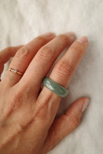 Load image into Gallery viewer, Green Jadeite Ring No. 001 - size 10
