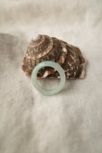 Load image into Gallery viewer, Green Jadeite Ring No. 002 - size 9
