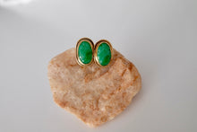 Load image into Gallery viewer, Carved Jade Earrings
