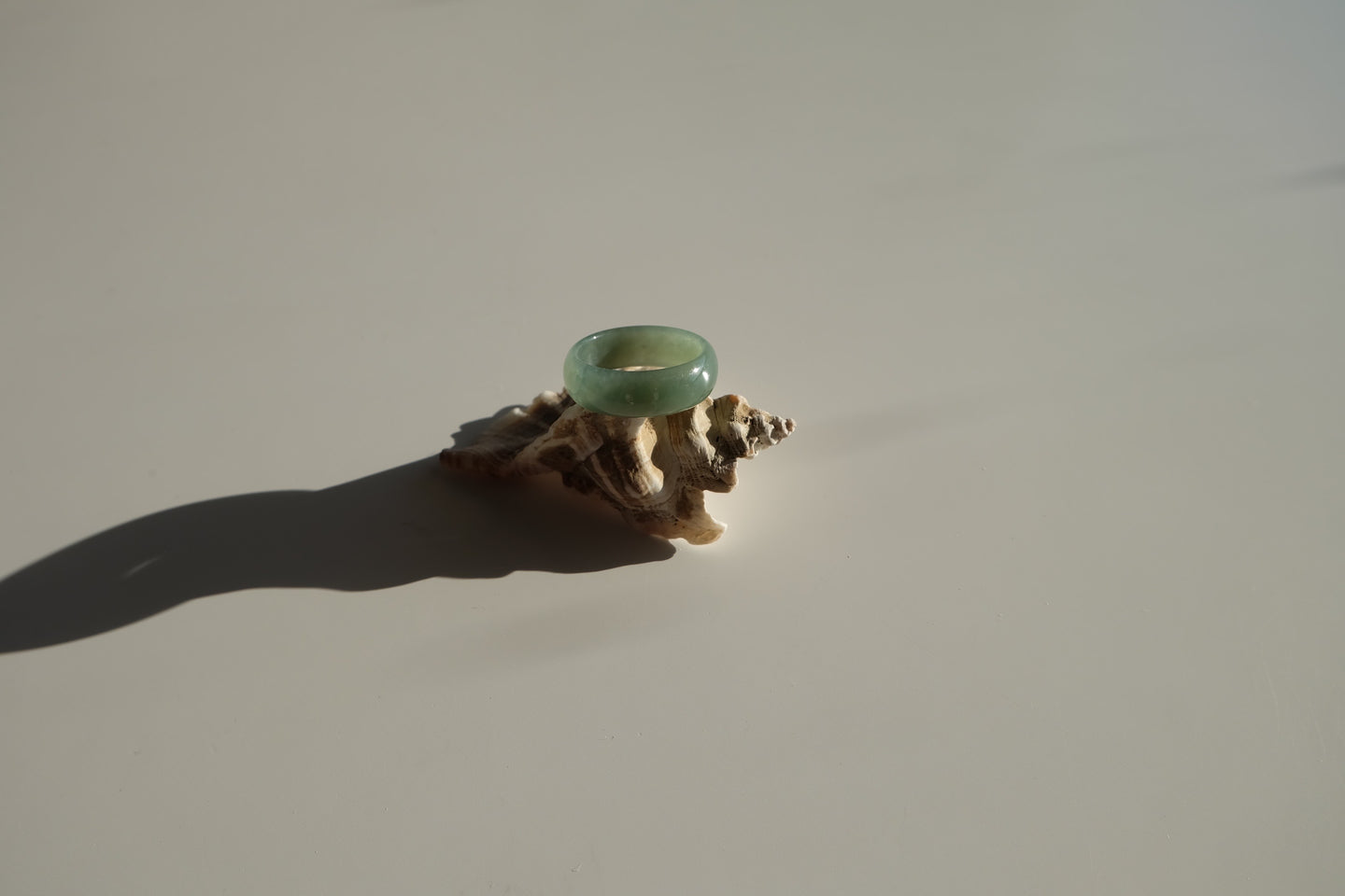Green Jadeite Ring No. 013 - size 9.75