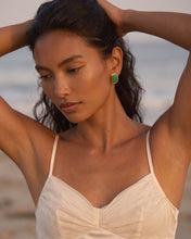 Load image into Gallery viewer, Carved Jade Earrings
