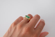 Load image into Gallery viewer, Jadeite Saddle Ring
