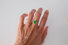 Load image into Gallery viewer, Jadeite Ring with Diamonds
