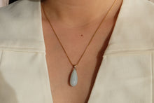 Load image into Gallery viewer, Lavender Jade Teardrop Pendant

