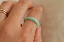 Load image into Gallery viewer, Green Jadeite Ring No.001 - size 8
