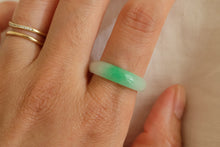 Load image into Gallery viewer, Green Jadeite Ring No.002 - size 8.5
