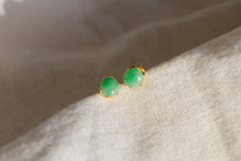 Load image into Gallery viewer, Jadeite Round Earrings
