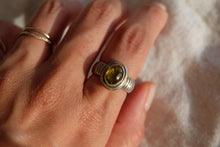 Load image into Gallery viewer, Silver Tourmaline Ring
