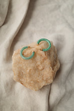 Load image into Gallery viewer, Jadeite Hoop Earrings
