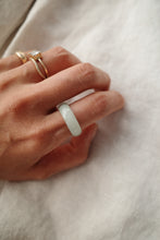 Load image into Gallery viewer, Green Jadeite Ring No.008 - size 8
