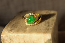 Load image into Gallery viewer, Diamond Jadeite Ring
