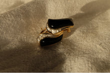 Load image into Gallery viewer, Diamond and Onyx Earrings
