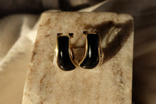 Load image into Gallery viewer, Diamond and Onyx Earrings

