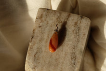 Load image into Gallery viewer, Orange Jade Teardrop Pendant No. 1
