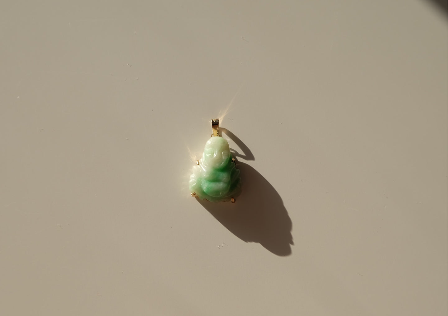 Small Buddha Jadeite Pendant