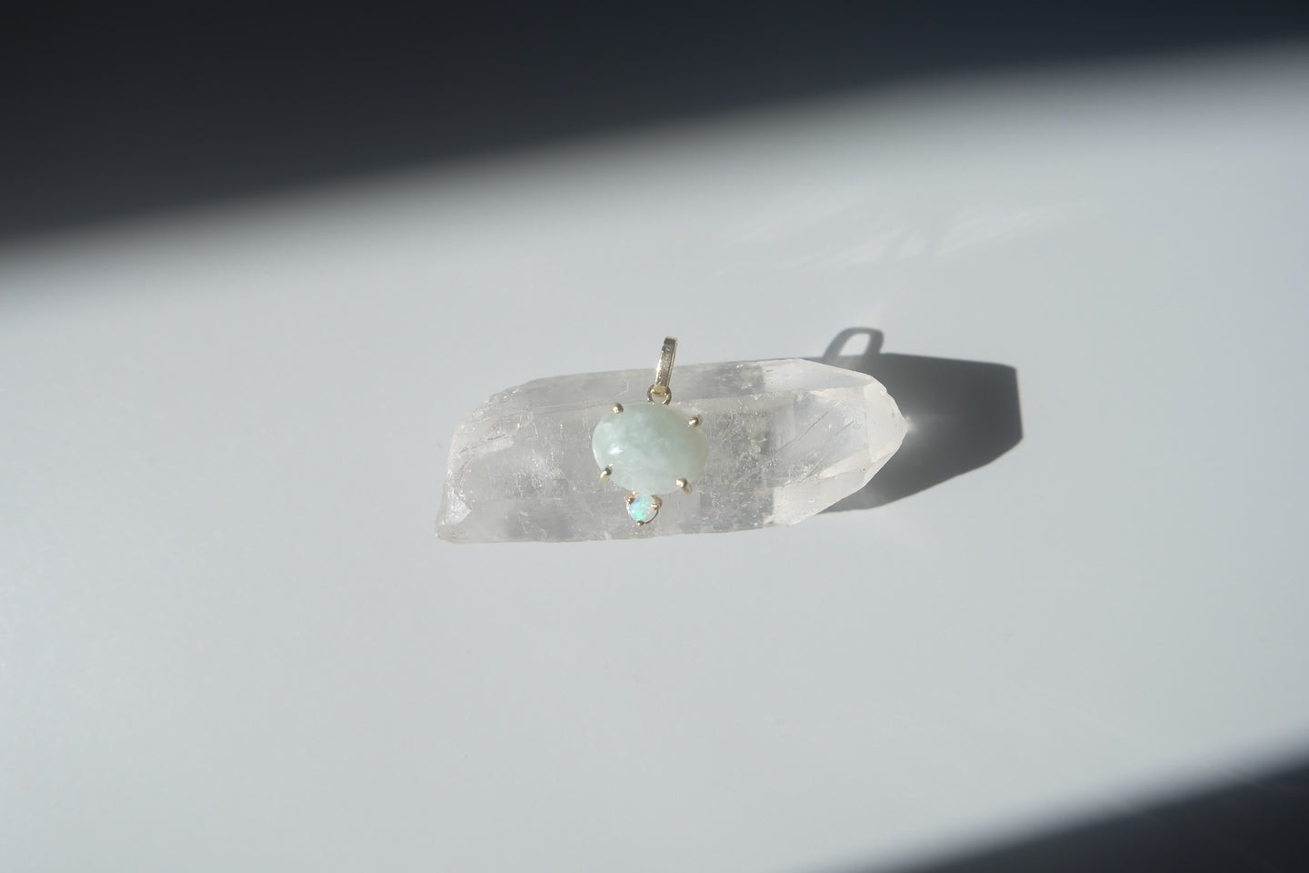 Jadeite Opal Pendant