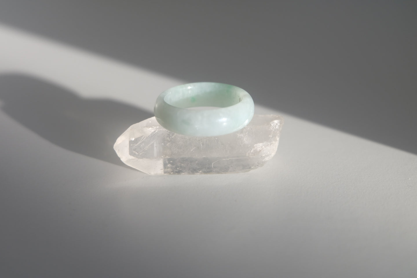 Green Jadeite Ring No. 008 - size 9.75