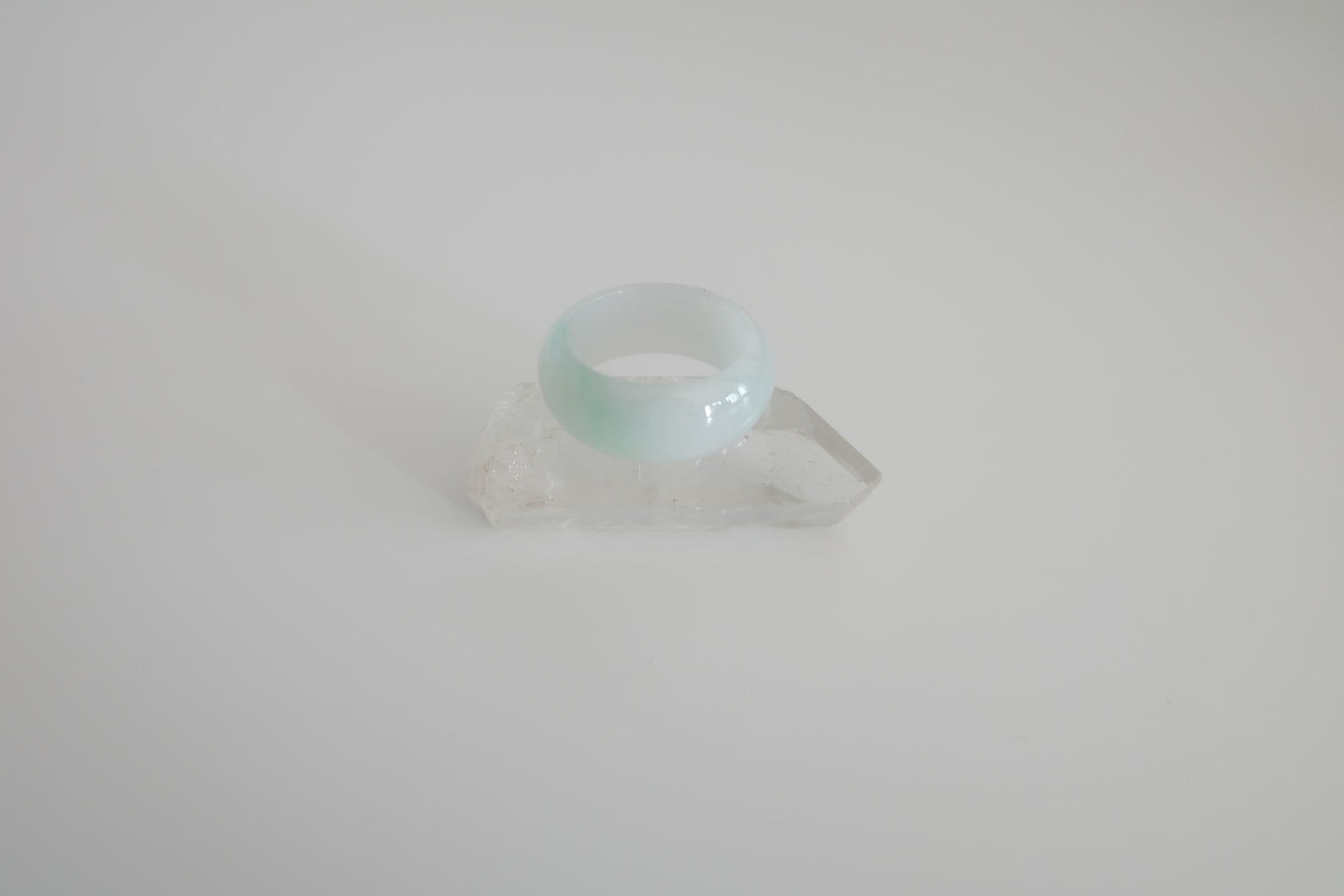 Green Jadeite Ring No. 013 - size 7.5