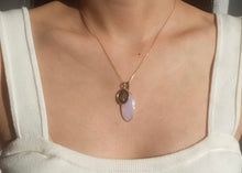 Load image into Gallery viewer, Large Lavender Oval Pendant

